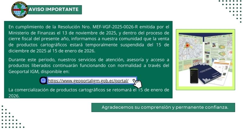 Venta productos cartográficos