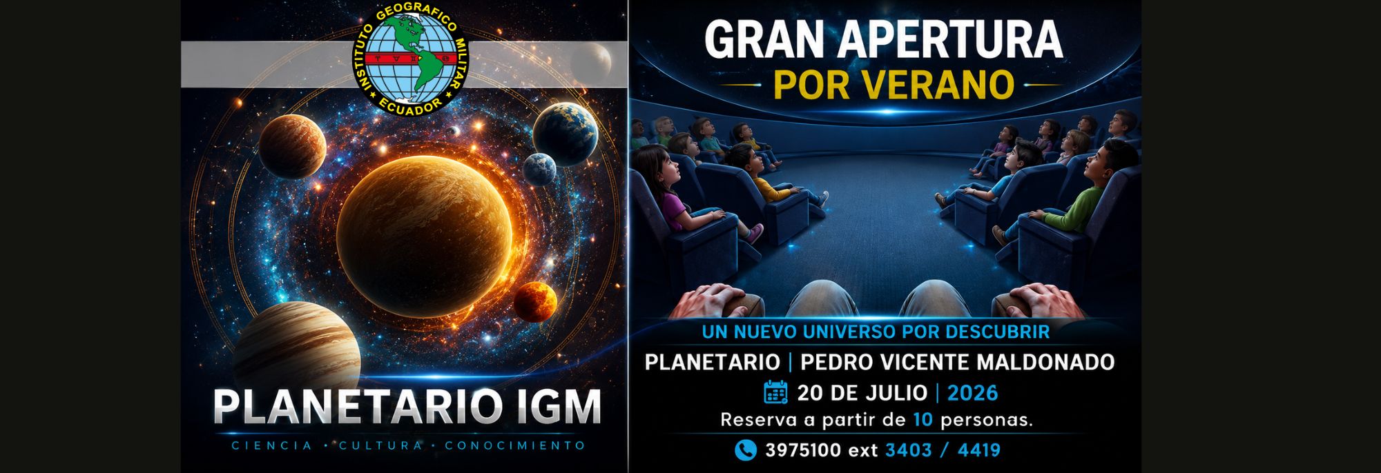 Apertura del CCPVM y Planetario